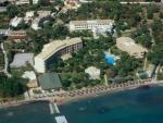 View of Delfinia Hotel Moraitika Corfu